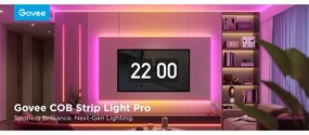Govee - LED RGBICW Striscia dimmerabile COB 3780 diodi 3m Wi-Fi Matter