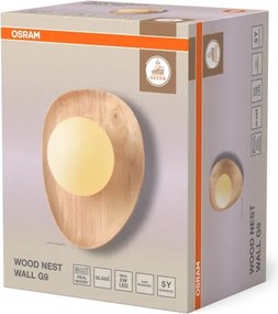 Osram - Applique WOOD NEST 1xG9/5W/230V in legno di Hevea