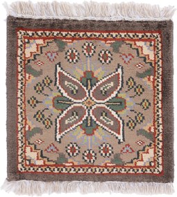 Agra Tappeto orientale 30 x 30 (Indian) Annodato A Mano