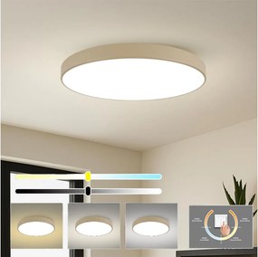 Brilagi-LED Plafoniera POOL LED/128W/230V 3000/4000/6000K diam. 100 cm beige