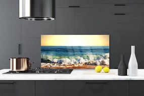Rivestimento parete cucina Paesaggio della spiaggia dell'oceano 100x50 cm