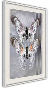 Poster  Two Moths  Cornice Quadri Cornice nera, Larghezza x Altezza Home decor 30x45