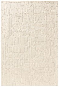 benuta Pure Tappeto di lana Malin Crema 120x170 cm - Tappeto fibra naturale