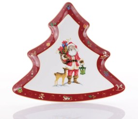 WEISSESTAL Vassoio Albero 28cm Gift Natale