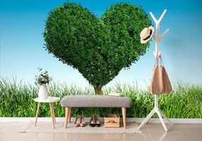 Carta da parati autoadesiva – Albero a forma di cuore