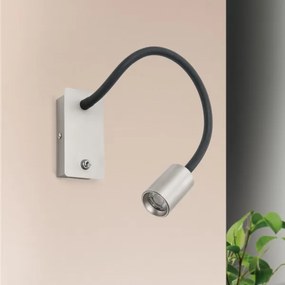 Orion WA 2-1342 - LED Lampada da parete flessibile piccola KURT LED/5W/230V argento
