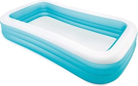 Intex - 58484 Piscina Gonfiabile Family rettangolare 3 camere d'aria 305x183 H56 cm