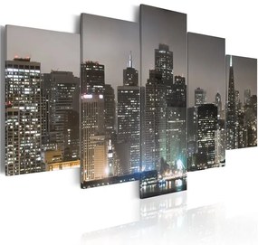 Quadro If you're going to San Francisco  Colore Grigio, Dimensioni e Misure 200x100