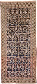 Afshar Tappeto 140 x 320 (Iran) Annodato A Mano