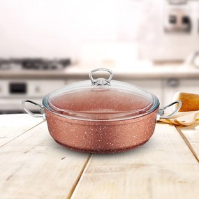 Pentola in alluminio con coperchio 2,75 l Classic - Güral Porselen