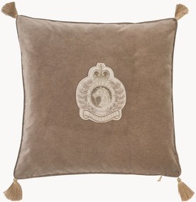 Cuscino in velluto Badge