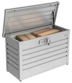 Baule BIOHORT PAKET-BOX 100 in acciaio argento L 101 x H 61 x P 46 cm