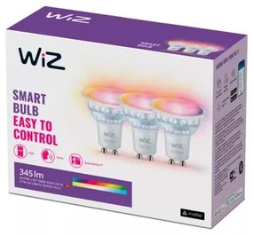 SET 3x Lampadina LED RGBW dimmerabile PAR16 GU10/4,7W/230V 2200-6500K Wi-Fi - WiZ