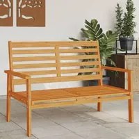 Panca Divano da Giardino 120 cm in Legno Massello di Acacia 366377