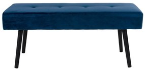 Panchina in velluto blu Skiby - Bonami Essentials
