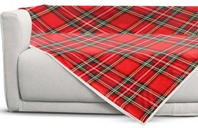 Plaid 130x160 cm tartan rosso Cottage