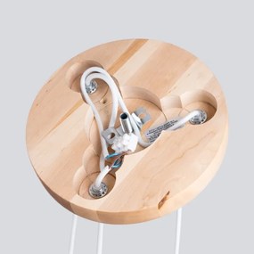 Sollux SL.1391 - Lampadario a sospensione con filo PEKKA 3xG9/8W/230V bianco