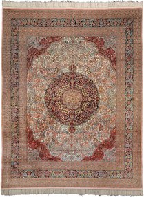 Hereke Tappeto 250x300 Beige (Cina) Annodato A Mano