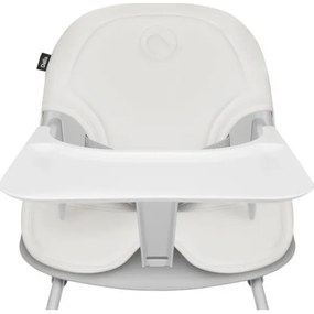 Lionelo - Sedia da pranzo per bambini 2in1 DALIA bianco/grigio