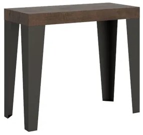 Consolle 90x40 cm allungabile a 300 cm FLAME PREMIUM Noce