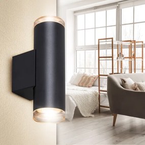 Brilagi - Luce Spot da bagno SELE AQUA 4xGU10/30W/230V IP44 nero