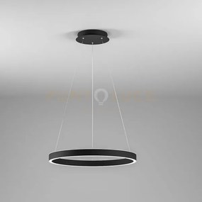 Criseide s/p - lampadario a sospensione nero 1 luce led 3000k 3100l...