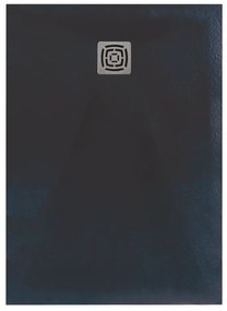 Piatto doccia in resina FS25 antracite L 140 x L 90 x H 3 cm effetto pietra
