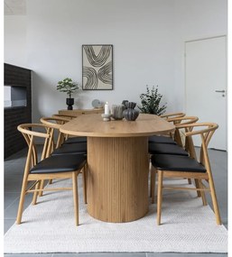 Tavolo da pranzo effetto pioppo 100x210 cm Boavista - House Nordic