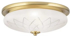 Orion DL 7-791/37 - Plafoniera PORTO 2xE27/40W/230V diametro 37 cm oro