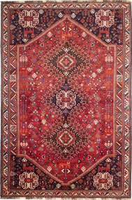 Gashghai Tappeto 270 x 180 Rosso (Iran) Annodato A Mano
