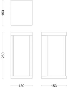 Philips - Applique a LED da esterno KYRIE LED/12W/230V IP44