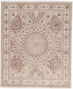 Tabriz Tappeto orientale 250x310 Grigio (Indian) Annodato A Mano