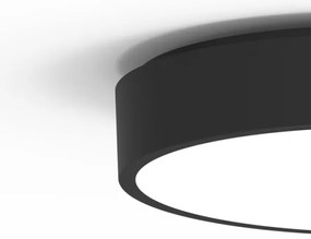 Ecolite WMAT300/HF-15W/CR - Plafoniera LED con sensore LED/15W/230V nero