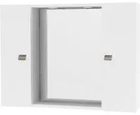 specchio da bagno 198 con 2 ante bianco 30870