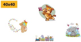 Set di quadri – Animali colorati