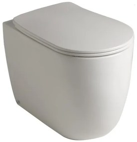 Sanitari Filo Muro Vaso WC + Bidet + Sedile Nolita 55 NORIM Kerasan Bianchi