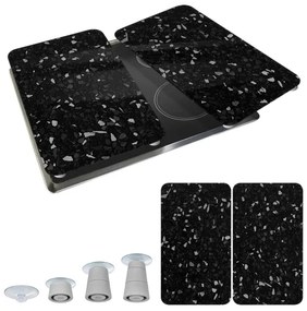 WENKO 53905100 - Piastra di copertura 30x52 cm multicolore/grigio/trasparente