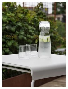 Tavolo da pranzo in metallo bianco 58x75 cm A-Café - Zone