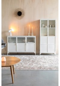 Vetrina metallica bianca 35x150 cm Miya - White Label