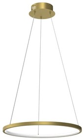 Lampadario LED a cavo ROTONDA LED/27W/230V oro