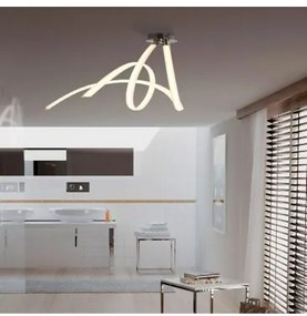 Mantra lampada da soffitto armonia cromata led 60w 3000°k