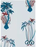 Clarke & Clarke Carta da parati Jungle Palms - Blue