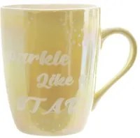 Tazza mug in giallo perlato Sparkle Like a Star