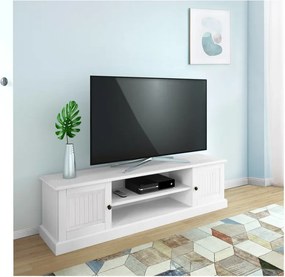 Mobile TV bianco in legno di pino 45x40 cm Mille - Støraa