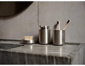 Portasaponetta color argento opaco in acciaio inox Ume – Zone