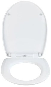 Sedile WC con chiusura Easy-Close (automatica) 38 x 45 cm Droplets – Wenko