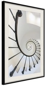 Poster  Twisted Steps  Cornice Quadri Cornice nera con pass-partout, Larghezza x Altezza Home decor 20x30