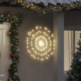 Illuminazioni di Natale Galassia 140 LED 2pz, 4pz, 8pz - Multicolore e Bianco 17 cm, Bianco Caldo / 2pz