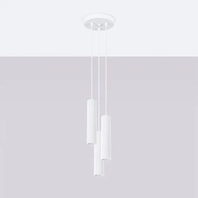 Brilagi - Lampada a sospensione LED su cavo CRESTO 3xGU10/10W/230V bianca