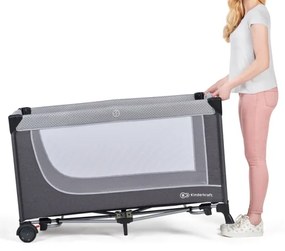 KINDERKRAFT SELECT - Culla da viaggio LEODY grigio